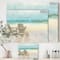 Designart - Seaside Morning no Window - Coastal Gallery-wrapped Canvas